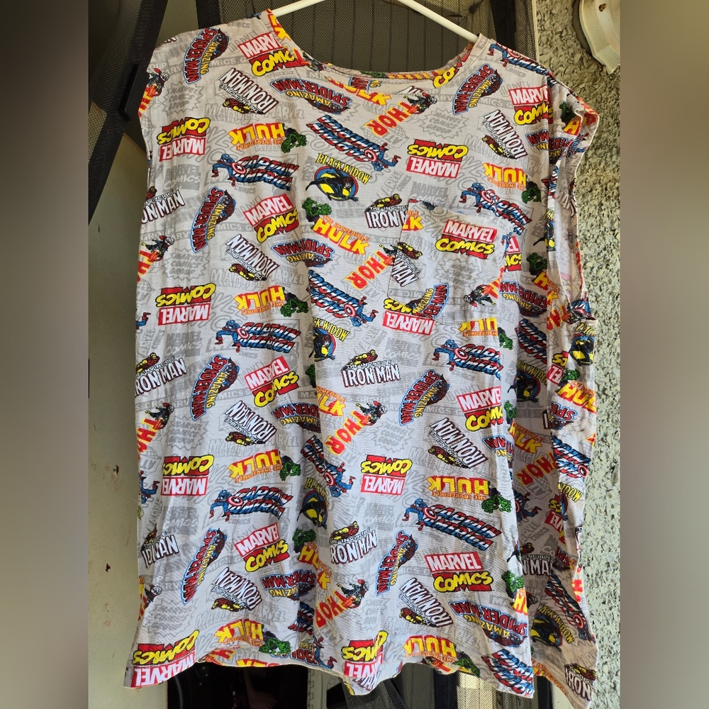 Marvel Branded men's muscle shirt, size XL